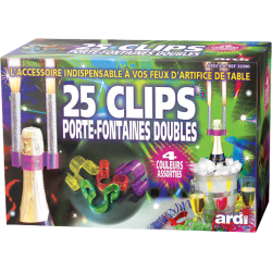 Clip bouteille multicolore...