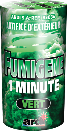 Pot Fumigène couleur 1 Minute